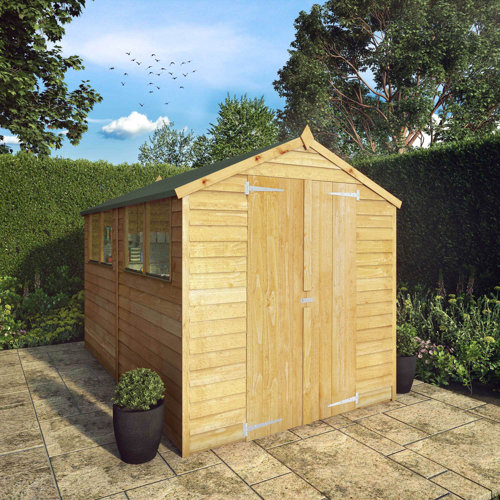 Mercia Garden Products Mercia X Ft Overlap Apex Shed Reviews